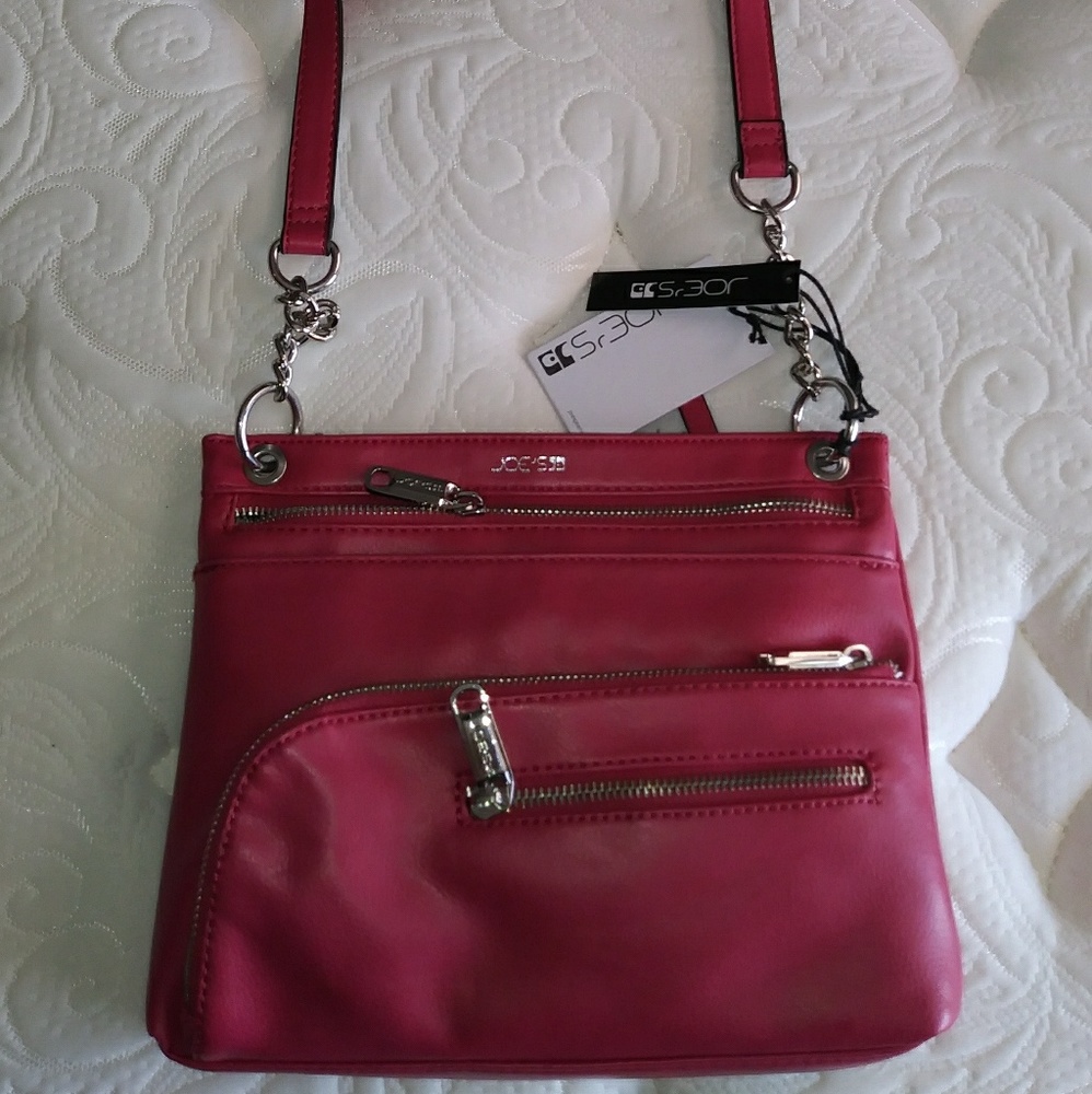 Joes Jeans NWT Marsha hot pink crossbody bag